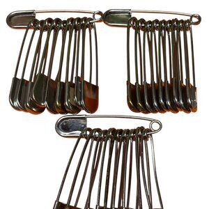 US Military Laundry Bag Pin Safety Clip Set Large 4.75” Stainless (Lot Of 30)